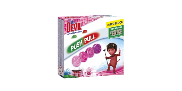 Dr. DEVIL WC PUSH PULL GEL 2x20 g Japanese garden                                                                                                                                                                                                         